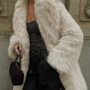 Commense Women's Teddy Jacket - Cream